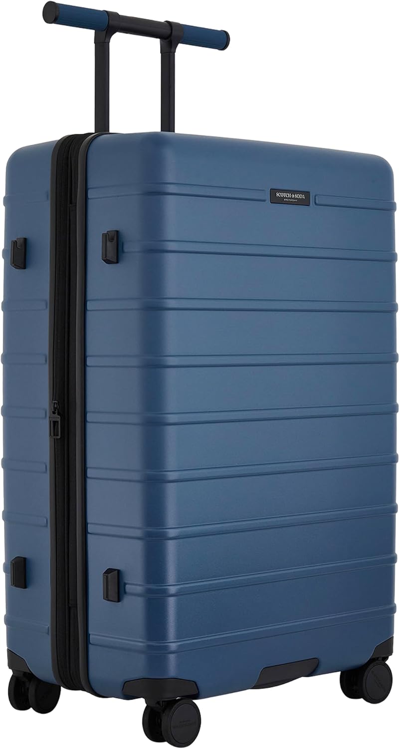 Scotch & Soda Tilburg Luggage, Heritage Blue, 30-Inch Suitcase