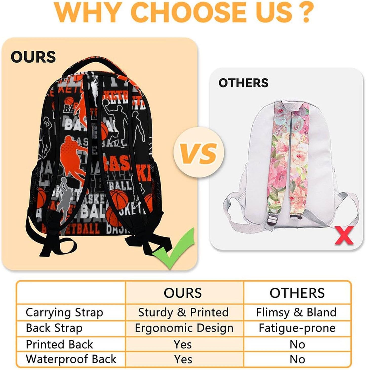 Mercuryelf Basketball Backpack for Boys Girls, 16 Inch Black Backpacks for School Travel, Cool Lightweight Bookbag for Kids