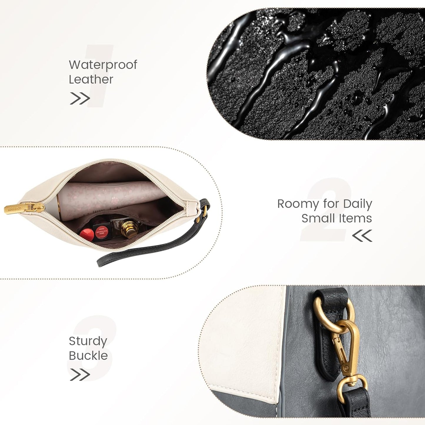 LOVEVOOK Laptop Bag for Women 17.3 Inch Laptop Tote Bag Vintage Leather Work Bags for Women Professional Computer bag