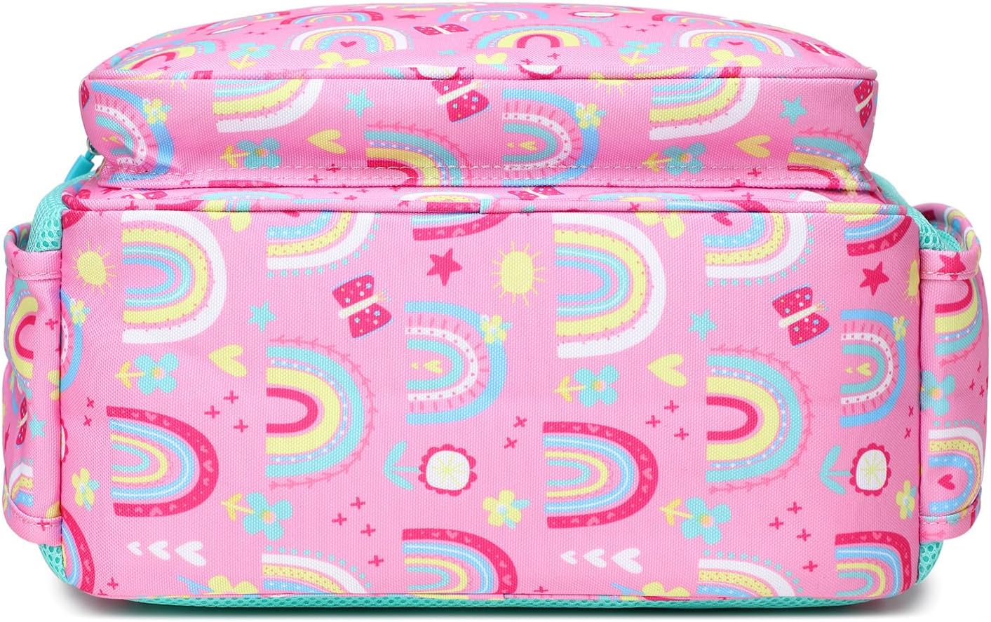 abshoo Cute Lightweight Kids Backpacks for Girls Kindergarten Elementary School Backpack for Girls ages 4-8 (Rainbow Pink)