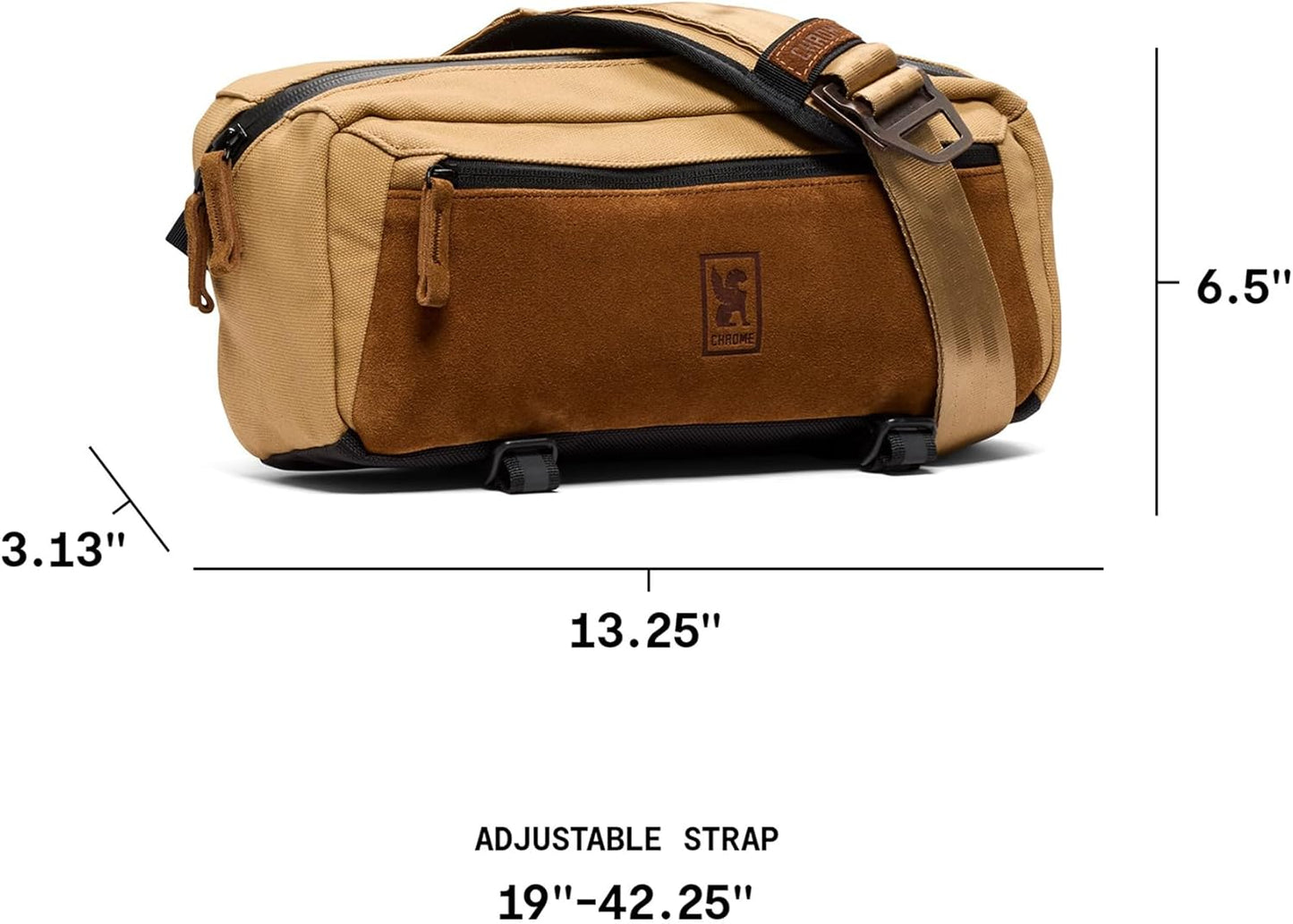Chrome Industries Mini Kadet Sling Bag – Water Resistant Messenger Crossbody Bag