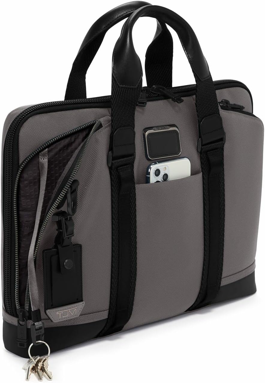 TUMI - Alpha Bravo Academy Brief - Compact Laptop Briefcase - Travel Laptop Bag - 11.8" X 15.5" X 2.0" - For 15" Laptop
