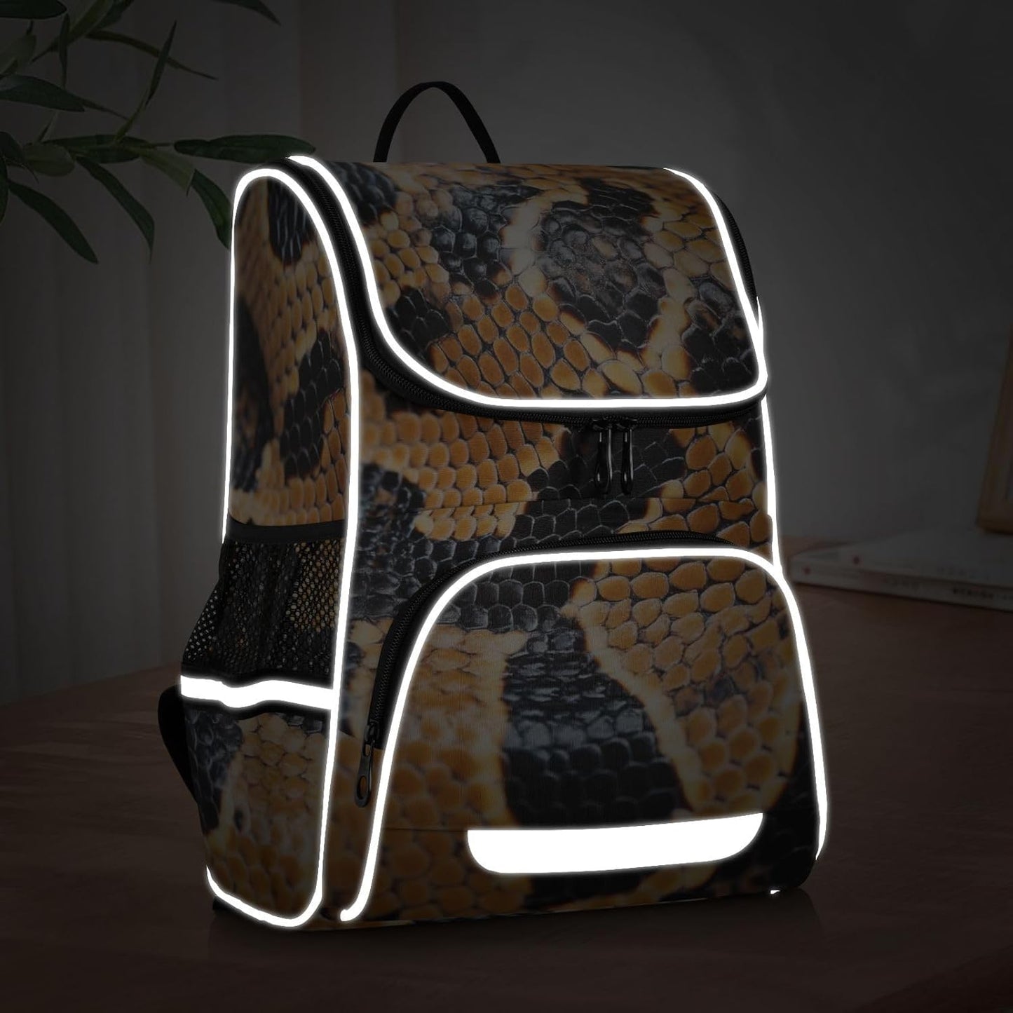 Snake Skin Cute Backpack For Girls Kids Backpack Boys Teen School Bag Bookbag Travel Daypacks