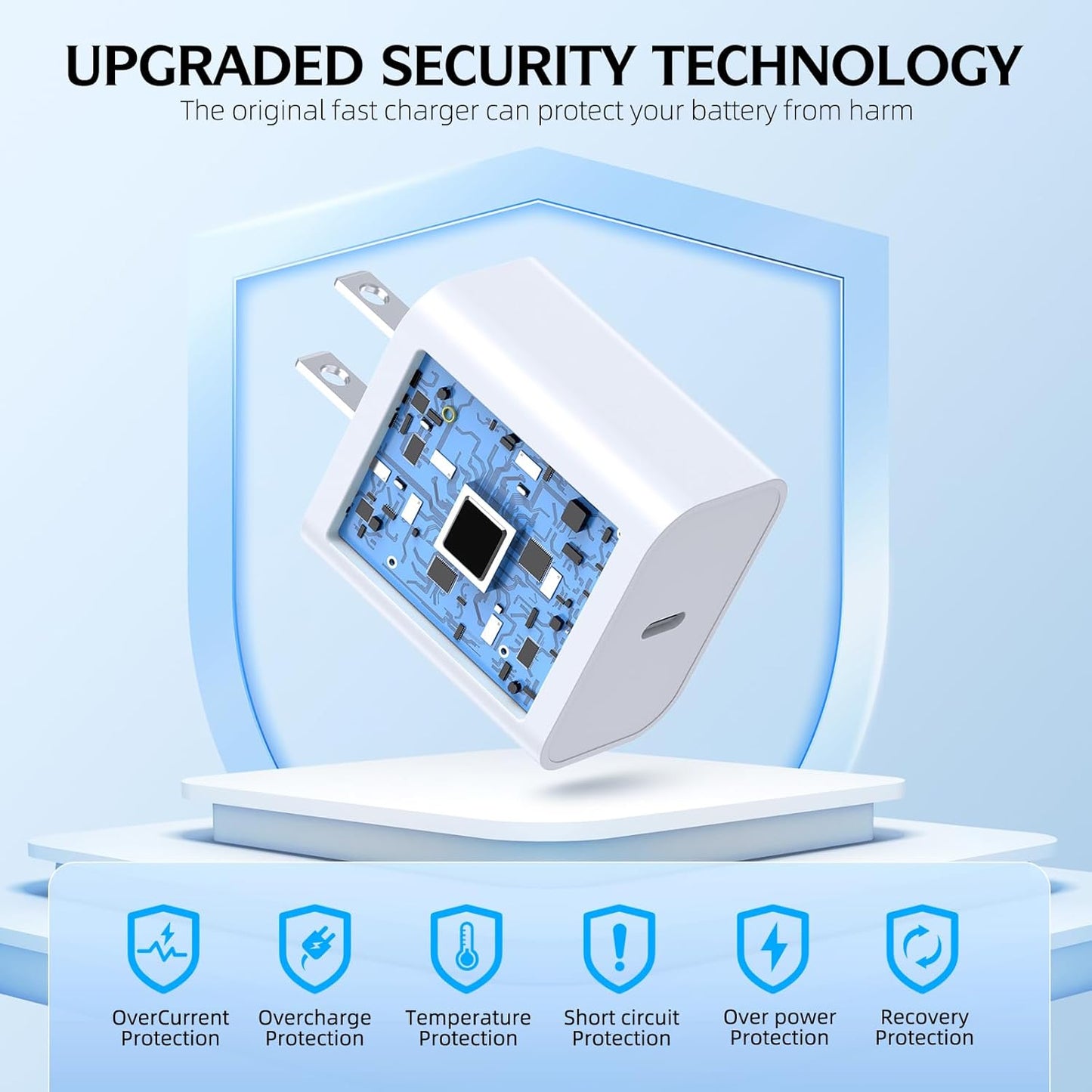 Fast Charging iPhone 17 16 15 Charger,2Pack 10 FT Long USB C Charger woven Cord with 20W USBC Fast Charger Block for iPhone 17/17 Air/17 Pro/17 Pro Max/16/16 Pro/16 Pro Max/15/15 Pro Max/Plus/iPad Pro