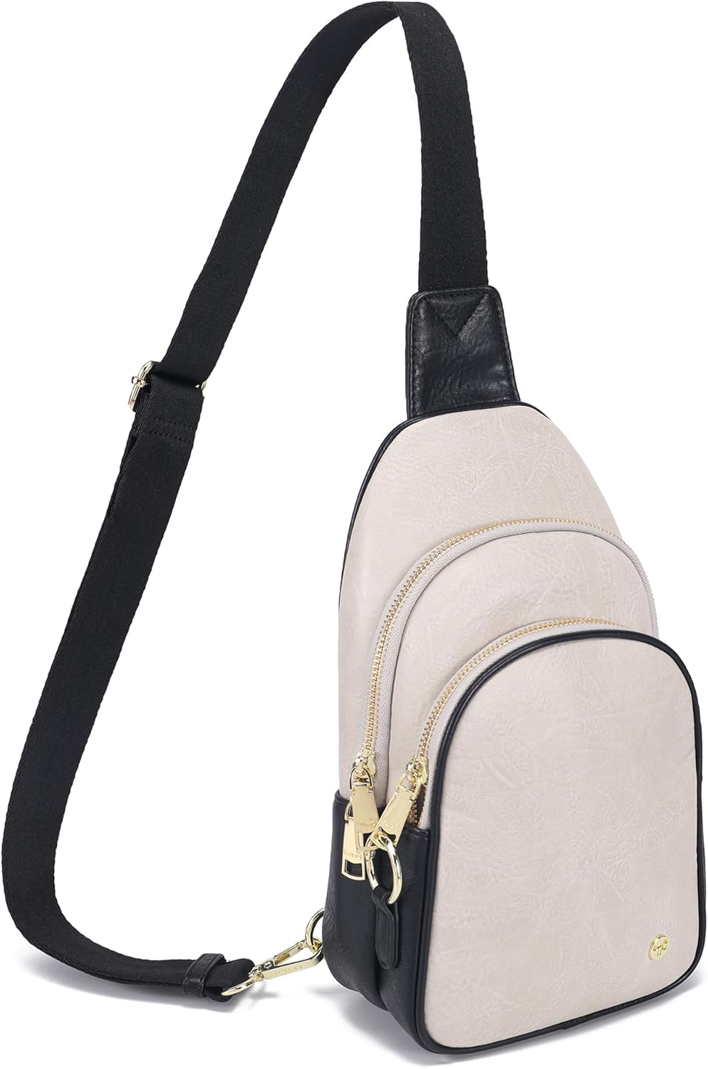 INICAT Crossbody Sling Bags Travel Cross Body Purses Faux Leather Fanny Packs Chest Bag for Women