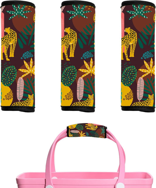 Luggage Handle Wraps 3Pcs – Neoprene Bag Handle Wrap for Bogg, Luggage Identifiers for Suitcases Easy Identification, Stylish & Comfy Suitcase Handle Replacement Travel Accessories for Airport Y16
