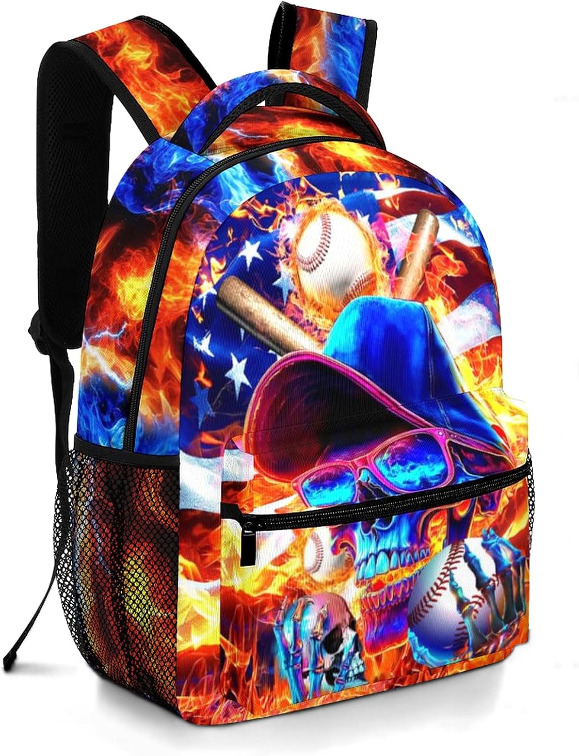 Kids Baseball Backpack for Boys Sports Theme Boys School Backpack for Kid Children Teens Elementary