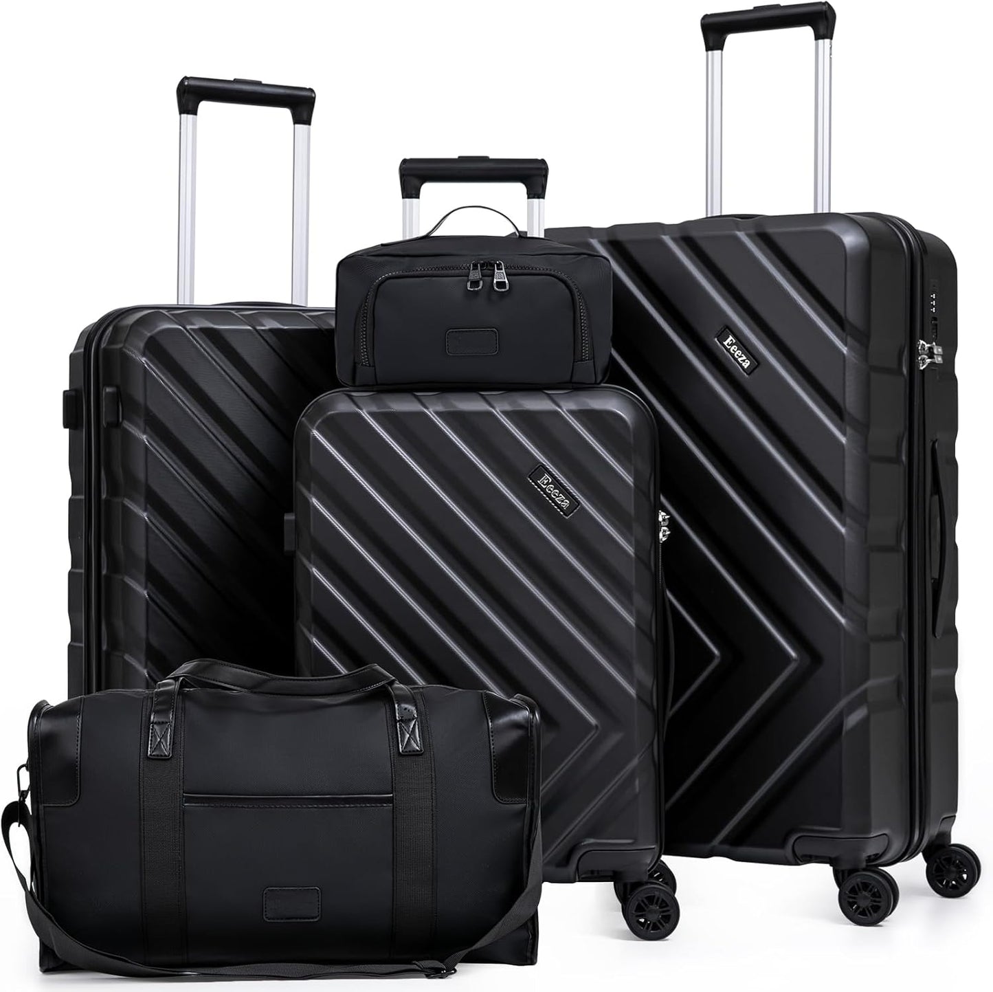 Luggage Sets 5 Piece, Suitcases with Wheels, ABS Hard Case Luggage with TSA Lock Spinner Wheels