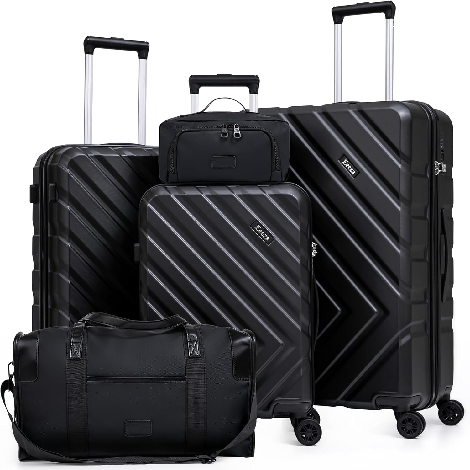 Luggage Sets 5 Piece, Suitcases with Wheels, ABS Hard Case Luggage with TSA Lock Spinner Wheels