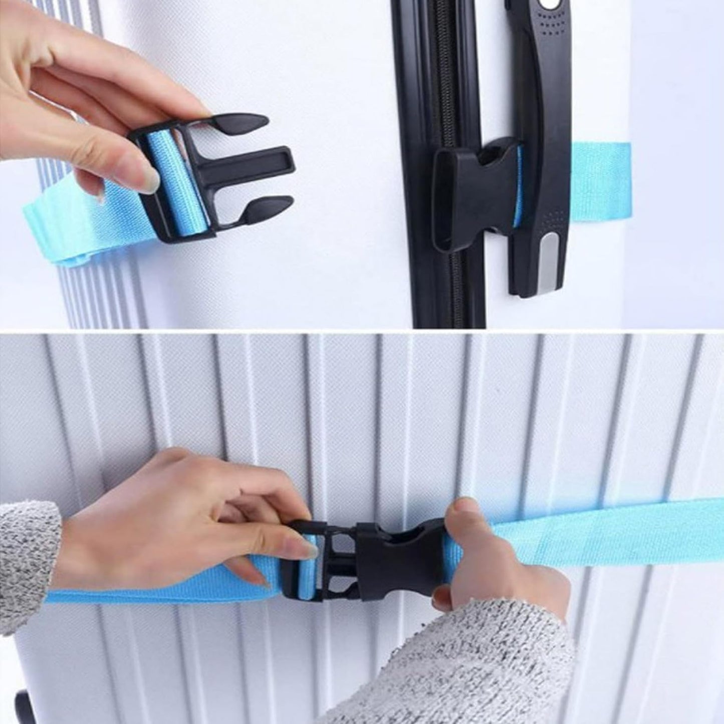 Suitcase Belts, Adjustable Luggage Straps, The Belt to Keep Your Suitcase Secure While Traveling, Premium Accessory for Travel Accessories