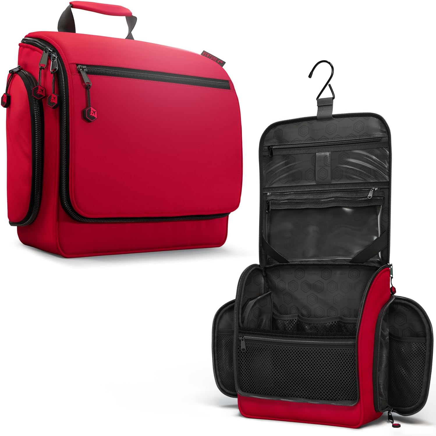 VENTURE 4TH Hanging Travel Toiletry Bag for Women & Men - Travel Organizer with Expandable