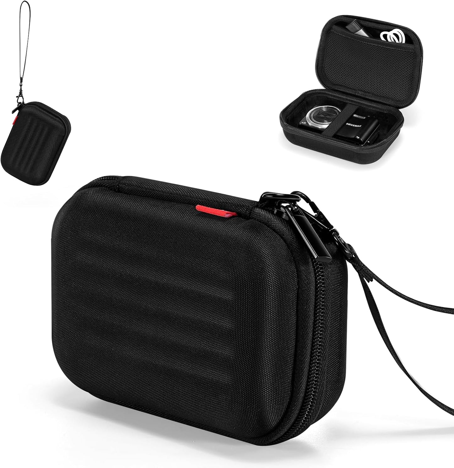 Cwatcun Waterproof Digital Camera Case - Lightweight Small Camera Bag Compatible with Canon, Sony, Kodak, Fujifilm，Compact Protective Carrying Case for Travel & Outdoor Photography