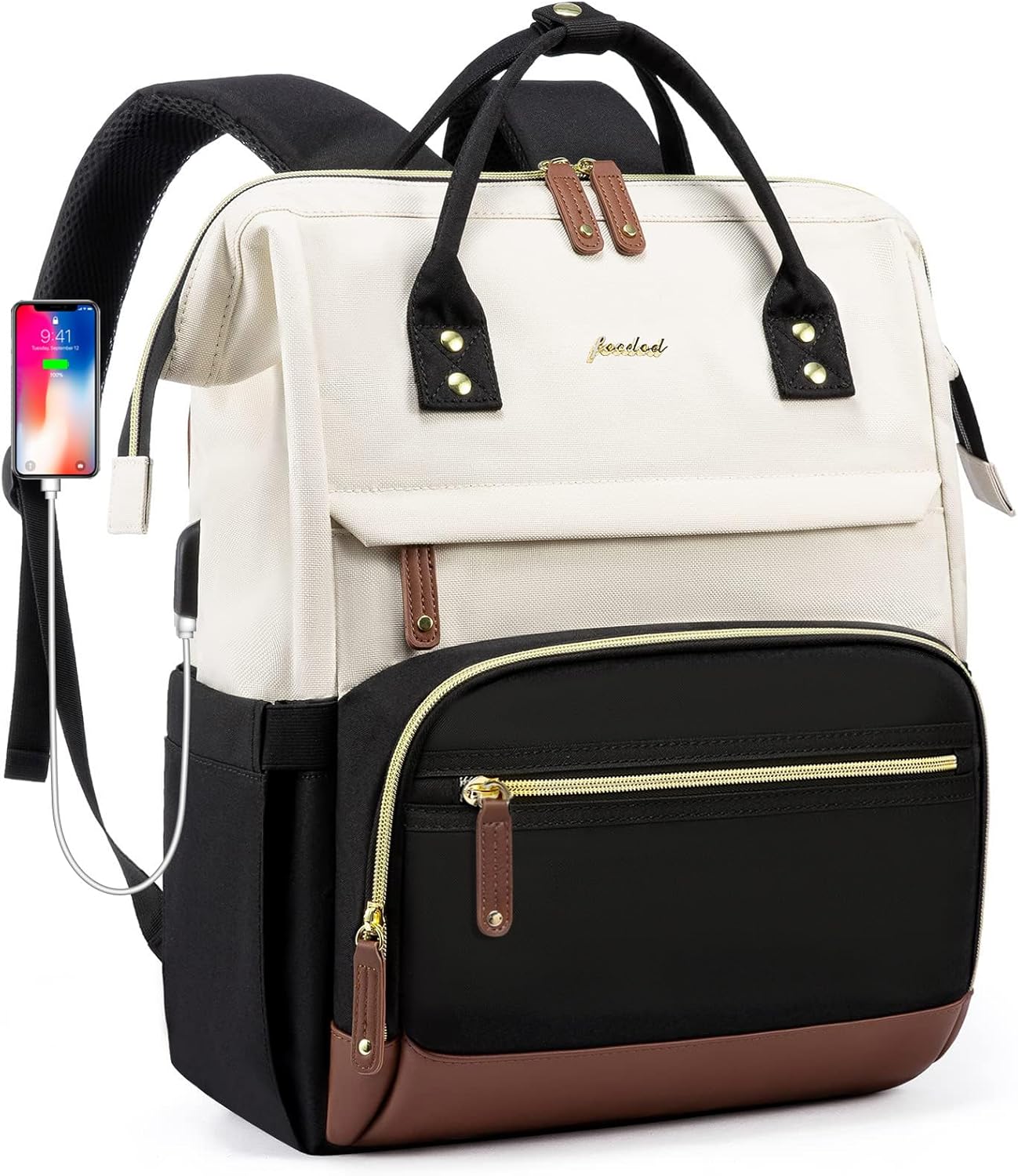 Backpack for Women Work Bags: 15.6 inch Laptop Backpack Purse Backpacks with USB Charger College