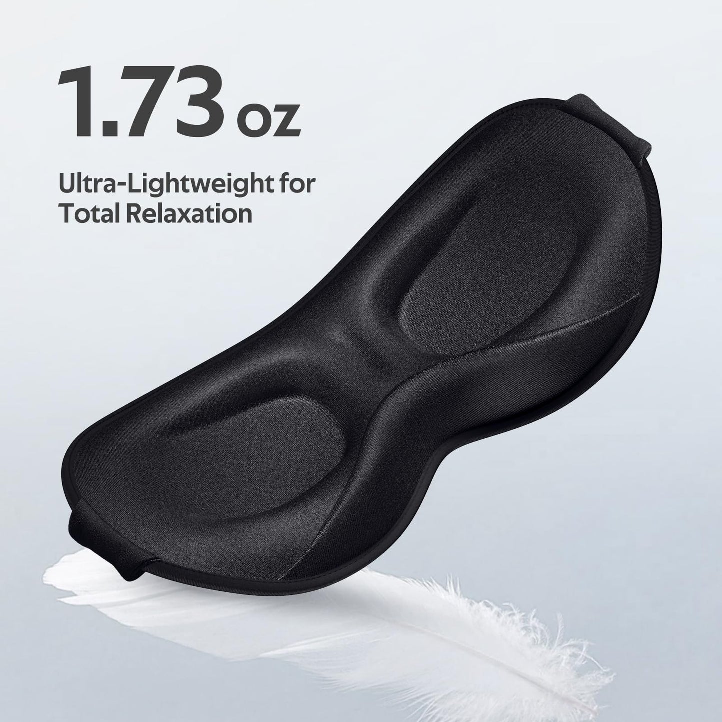 Vynix® Sleep Mask for Men Women - 100% Blackout Eye Masks for Sleep - 3D Soft Sleeping Mask for