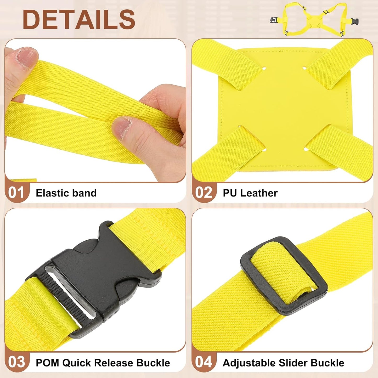 MECCANIXITY Luggage Strap Bag Bungee Elastic Suitcase Adjustable Belt for Suitcases Add A Bag Easy to Travel, Yellow