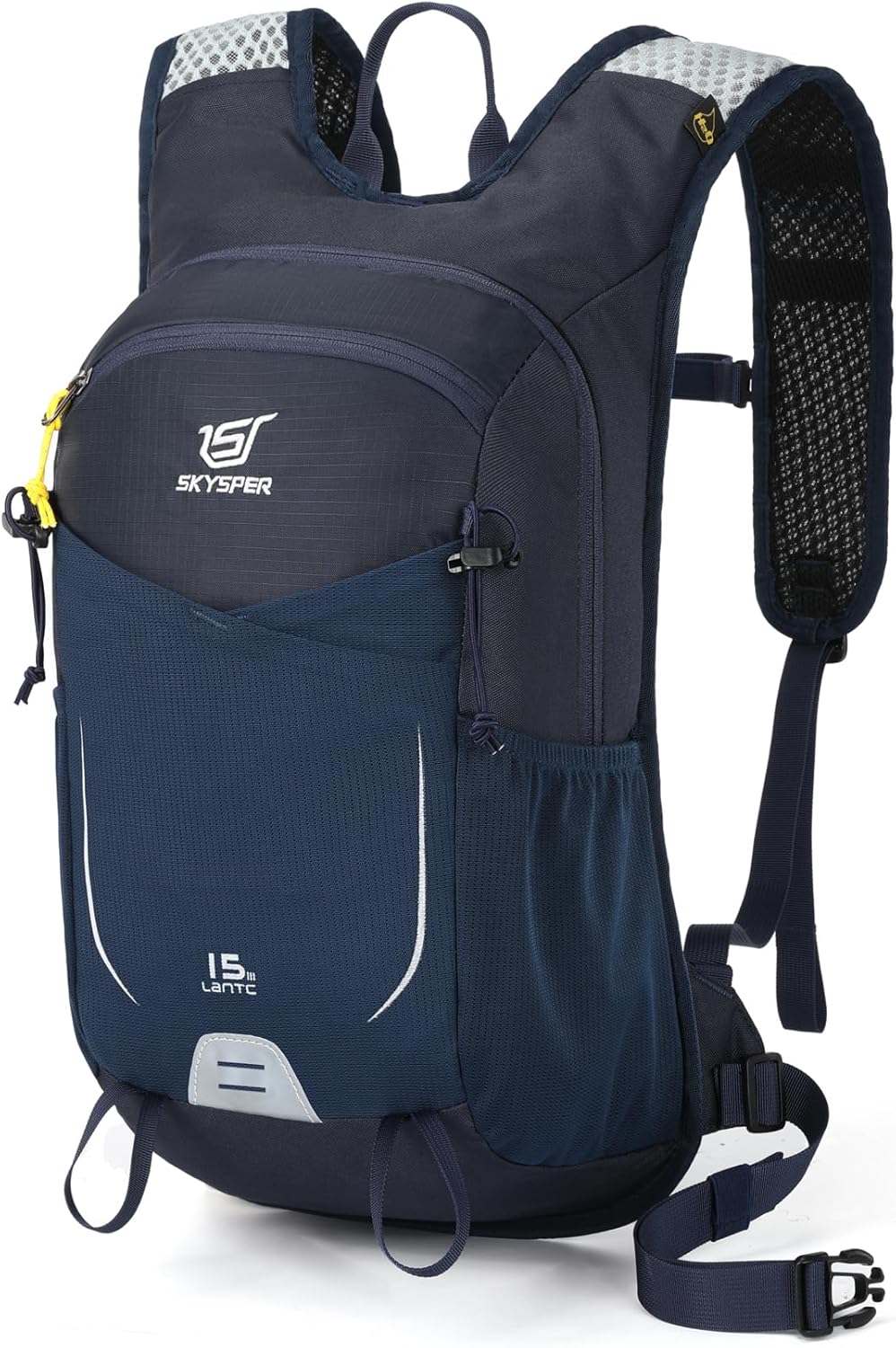 SKYSPER 15L Hiking Backpack Small Travel Daypack Breathable Lightweight Day Hike Bag with Shoulder Pocket Women Men