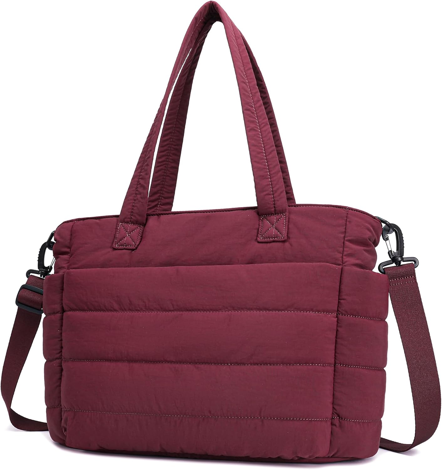 AOCINA Puffy Tote Bag for Women Quilted Work Bag Nurse Bags Women's Handbags for Travel