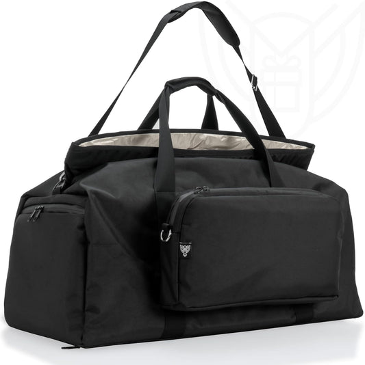 Xtreme Sight Line ~ AQUA Duffel Faraday Bag + XTECH Faraday Bag ~ Water-Proof Signal Blocking Duffel Bag for Large Electronics ~ Tracking/Hacking Defense ~ 1680D Ballistic ~ Black