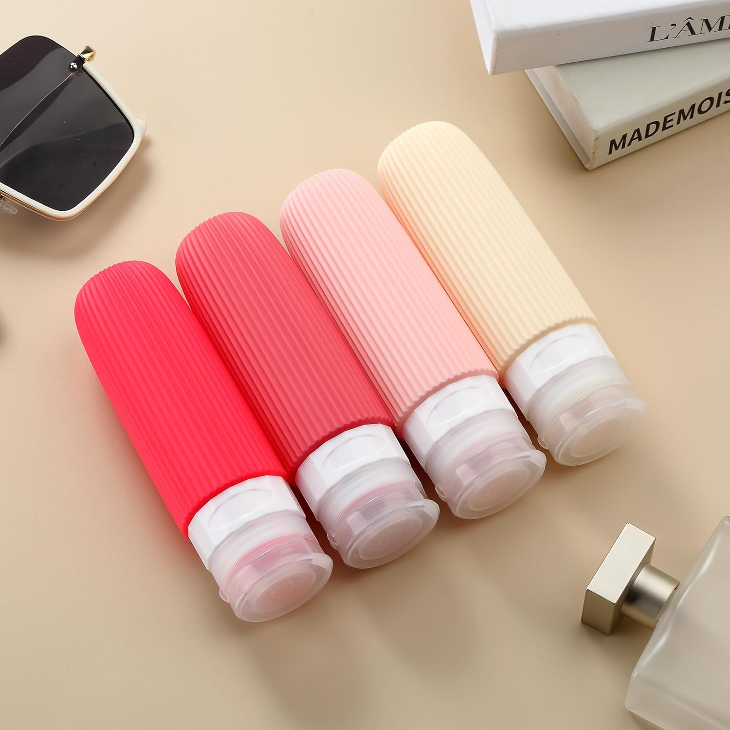 Travel Bottles for Toiletries, Tsa Approved 3oz Portable Travel Bottles, BPA Free Leak Proof