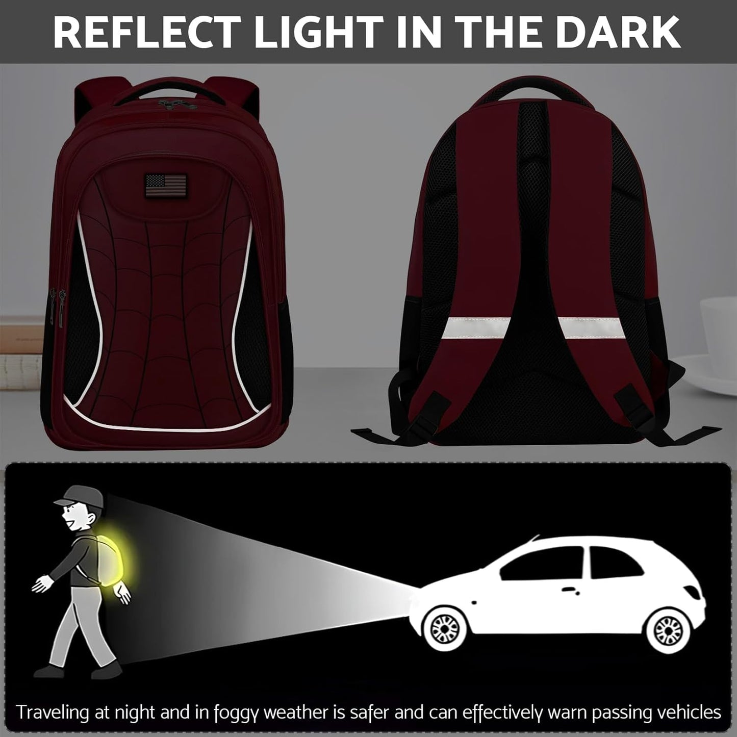Kids Backpack for Boys，Cool Boys Backpack for Children Elementary Middle School Students，Lightweight School Bookbag for Travel and Daily Use