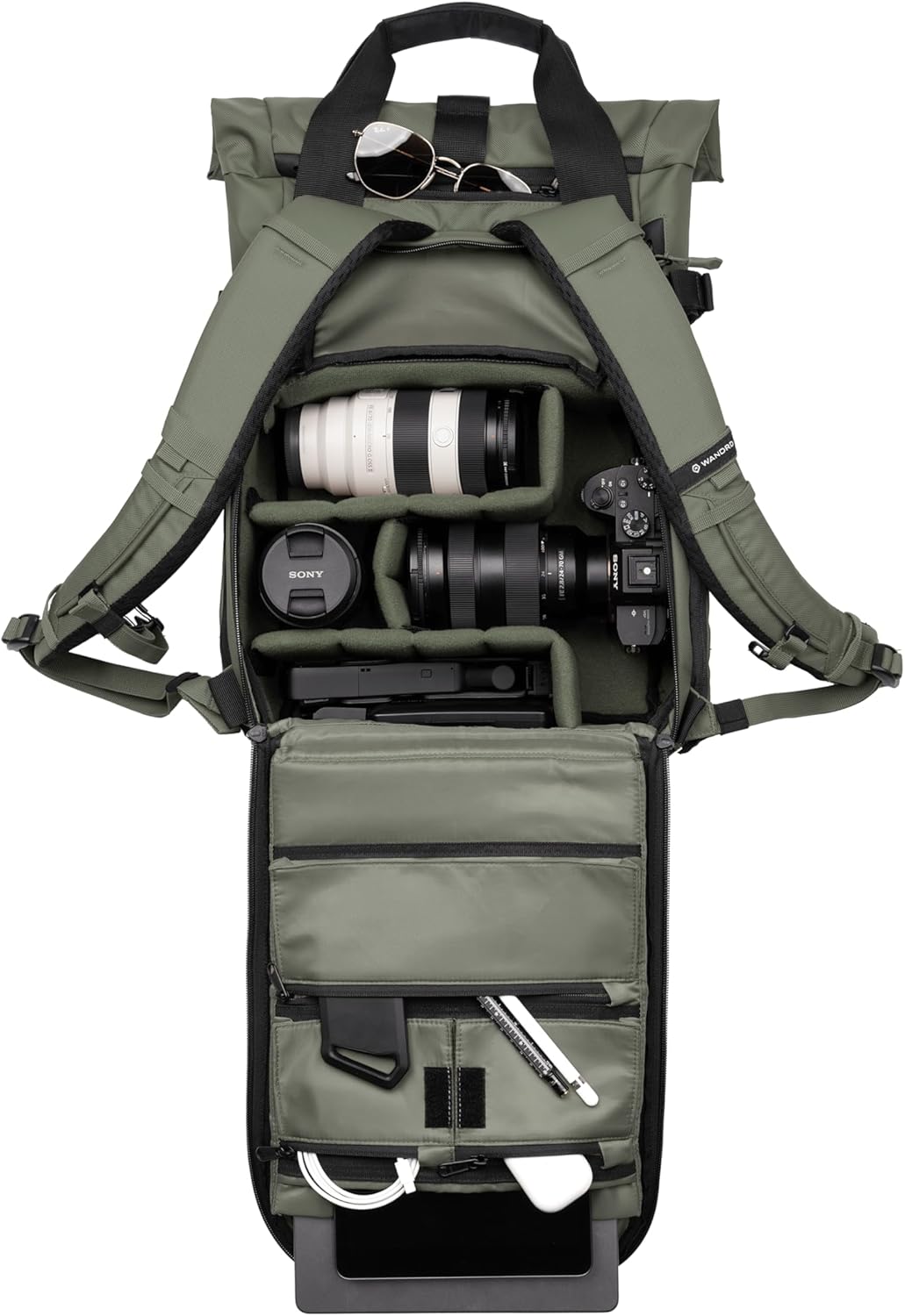 WANDRD All New PRVKE 15L V4 Camera Backpack: Built-In Camera Cube Travel Backpack with Quick Side