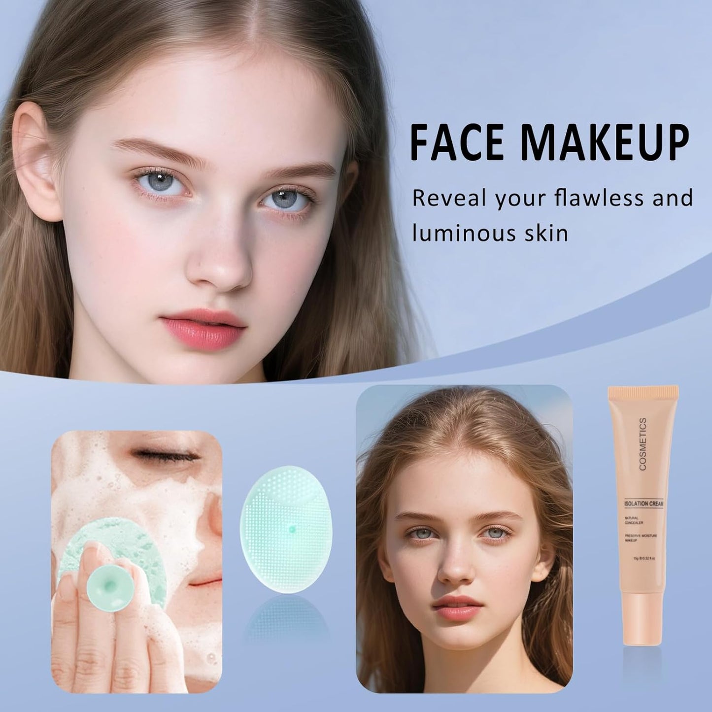 Makeup Kit Make Up Gift Set for Girls Makeup Set for Teenagers, Makeup Full Kit for Beginners & Professionals Travel Makeup Set for Teens & Adults