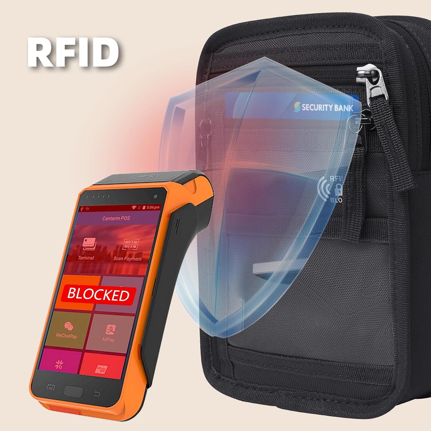 RFID Blocking Neck Wallet Small Crossbody Bag Travel Passport Holder Slim Minimalist Design Security Neck Pouch