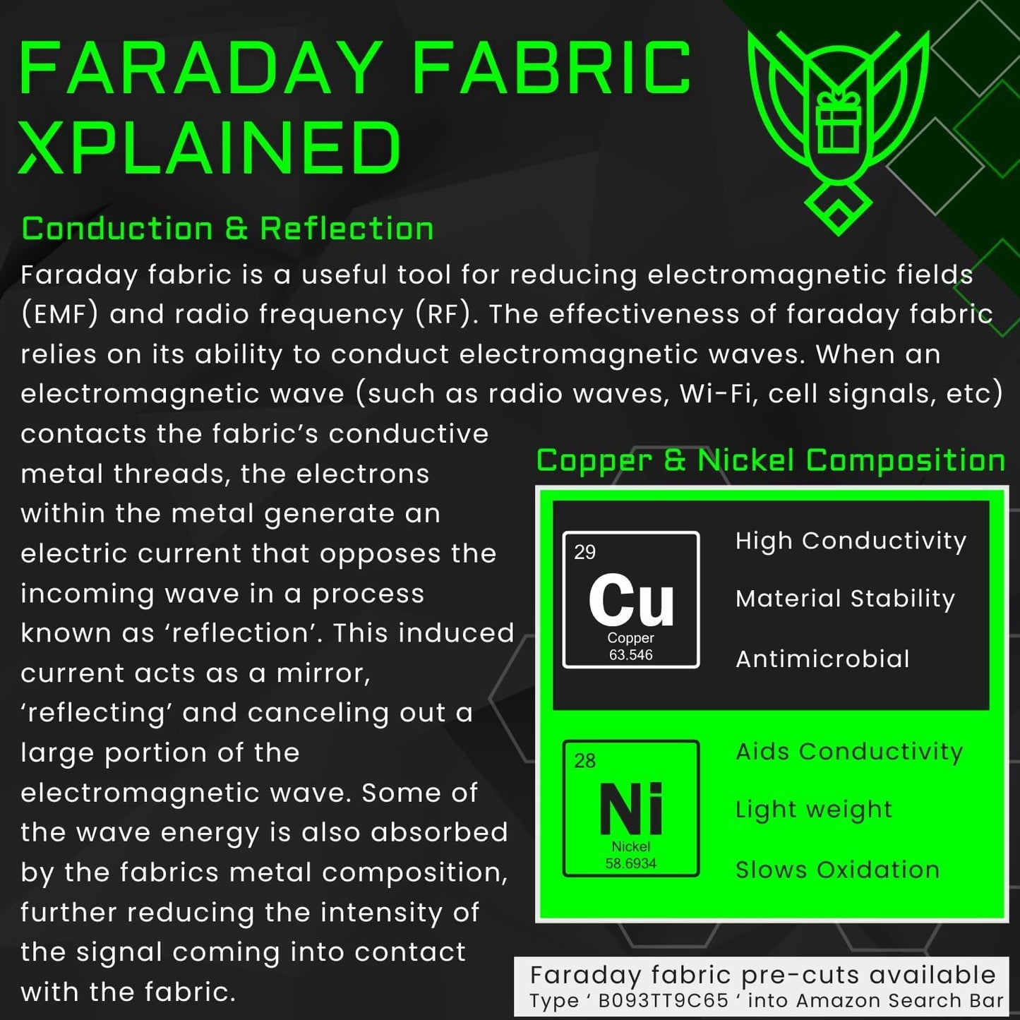 Xtreme Sight Line ~ AQUA RT Large Water-Proof Faraday Backpack/Black Hat Combo ~ Tracking/Hacking