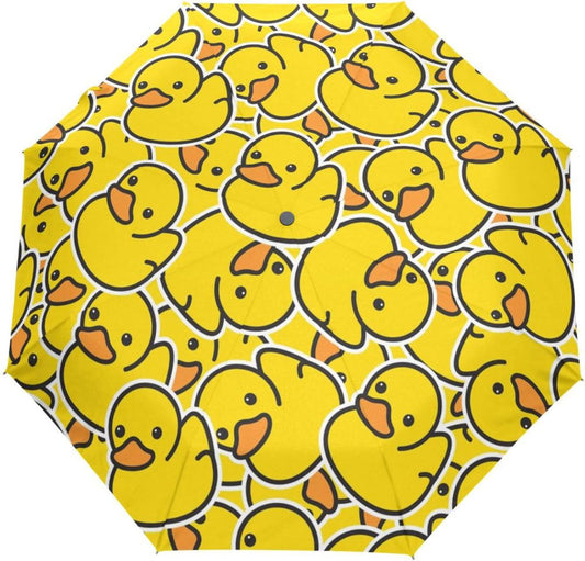 Automatic Umbrella One Touch Auto Open and Close Button Compact Travel Umbrella for Women Men Kid
