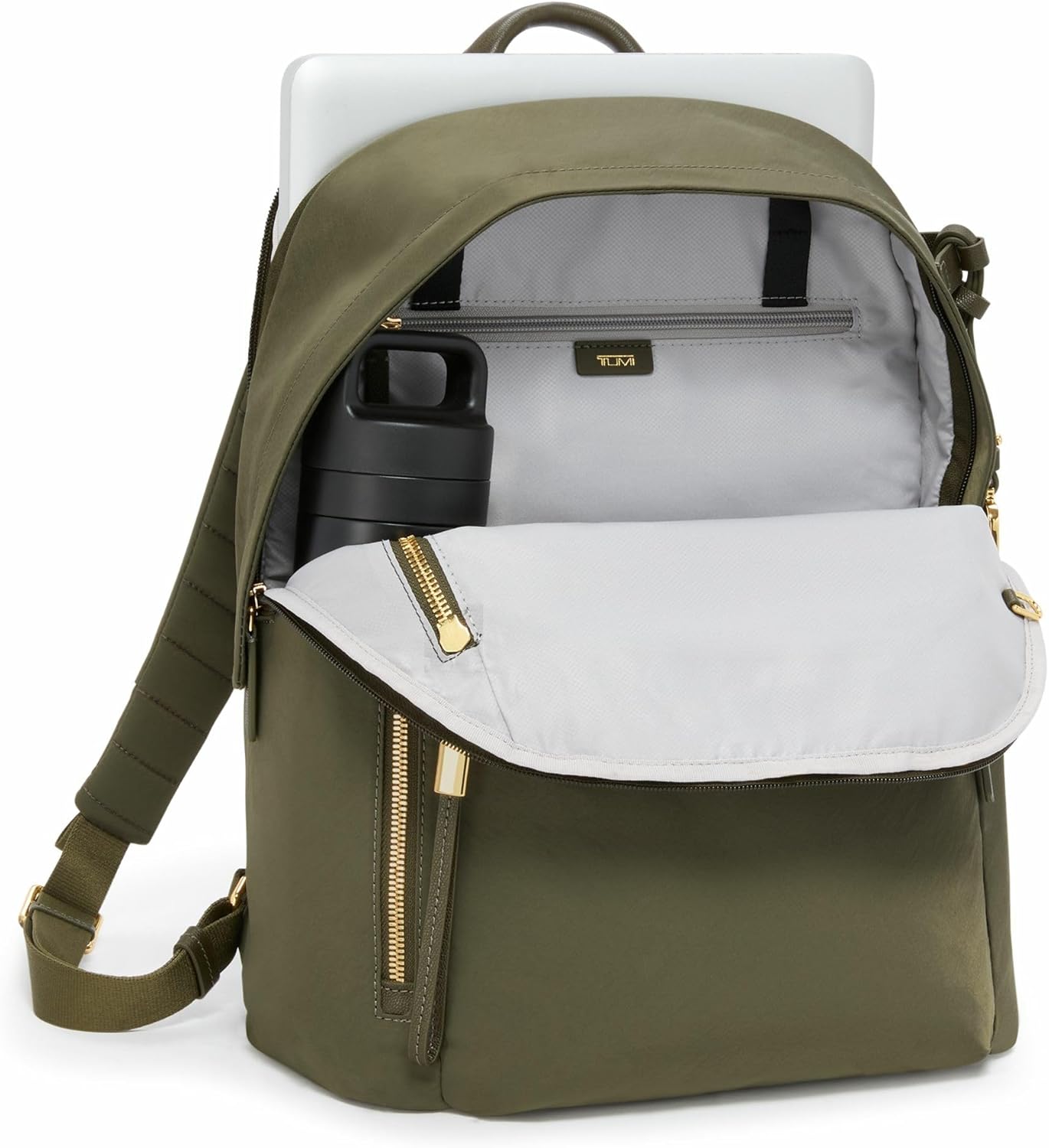 Tumi Womens Halsey Backpack Olive One Size