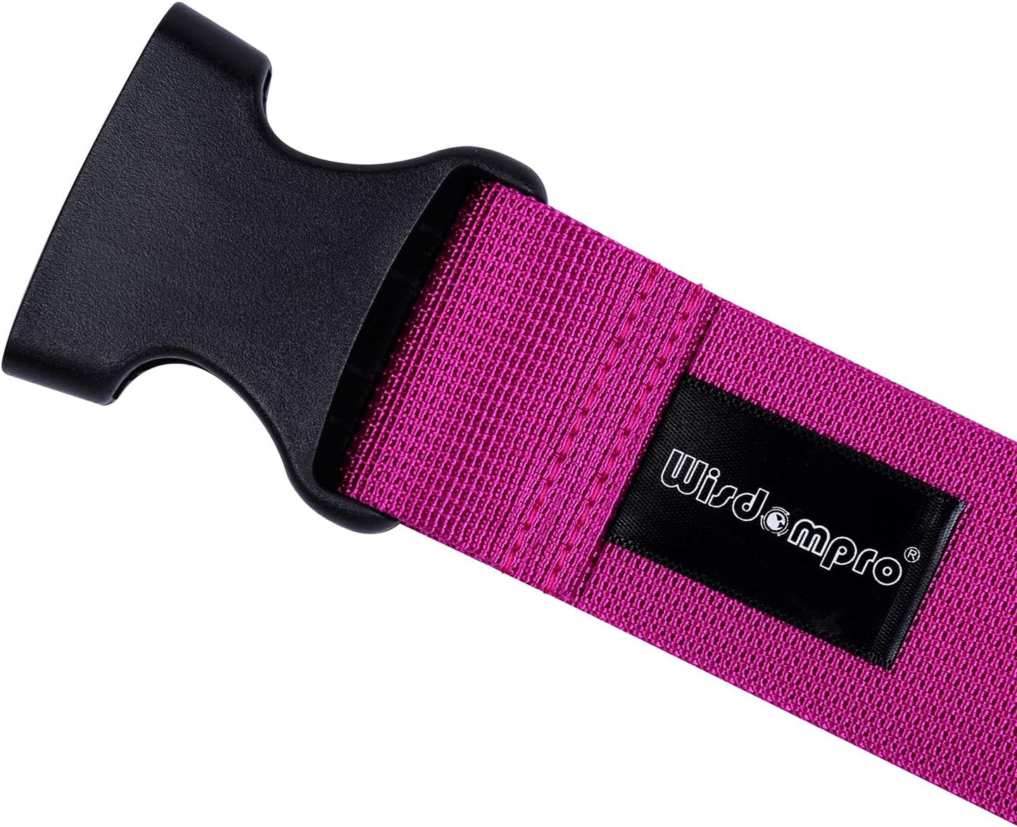 Wisdompro 2 Pcs Add a Bag Luggage Strap, Heavy Duty Adjustable Suitcase Belt Travel Attachment Travel Accessories for Connecting Your Luggage - Purple, 31 Inch