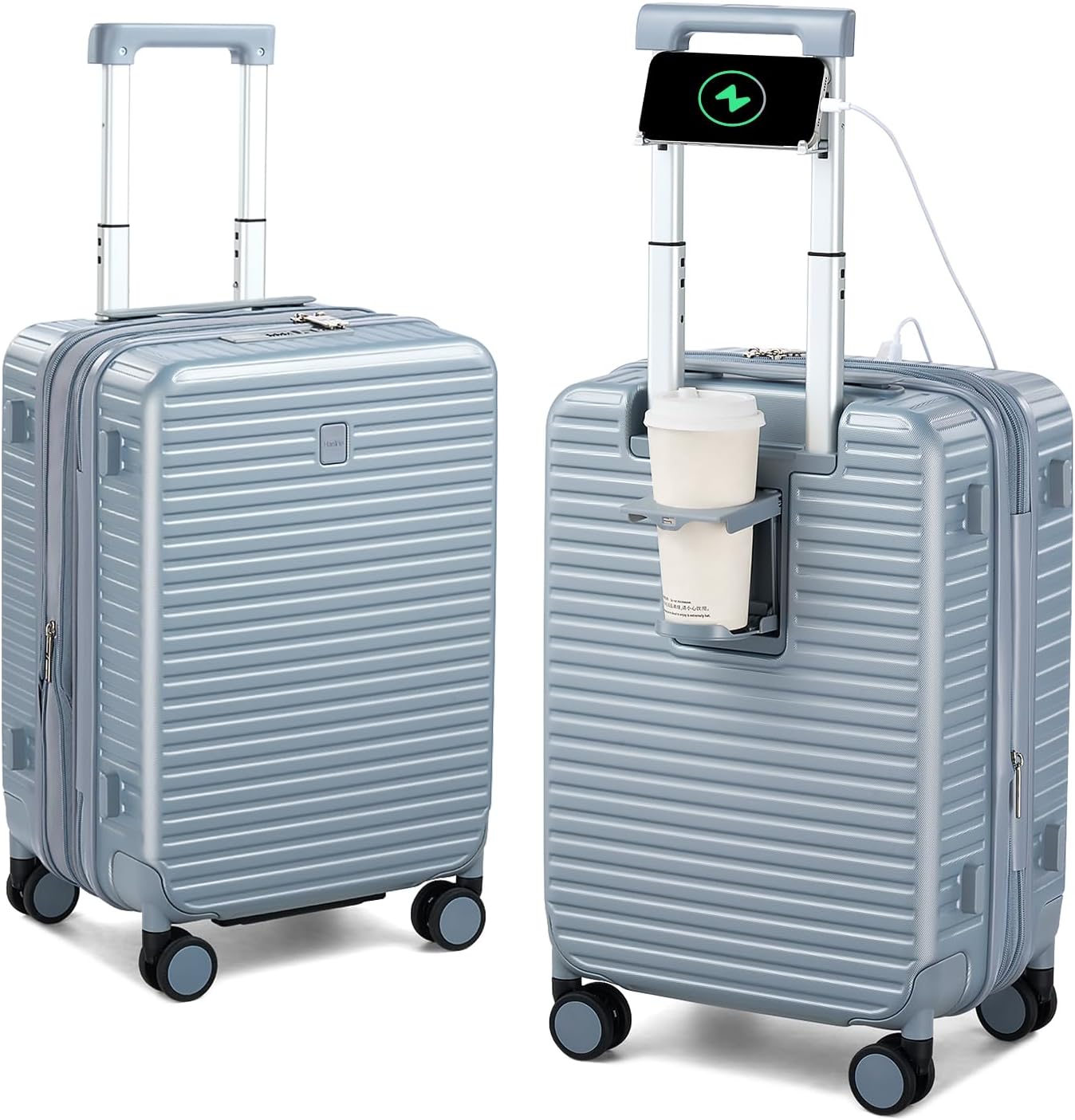 Hard Shell Suitcases Airline Approved 20 Inch Carry on Luggage with Wheels, Expandable Travel