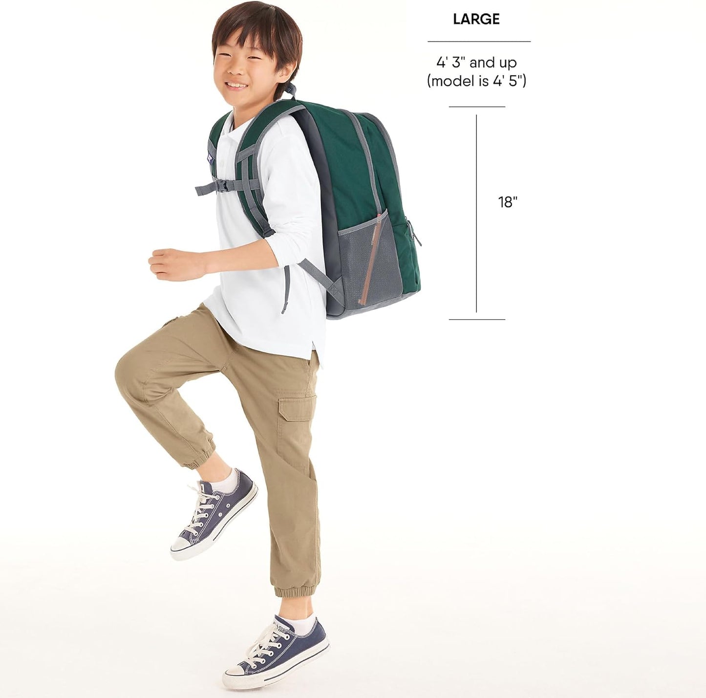 Lands' End Kids' ClassMate Backpack Cobalt Large