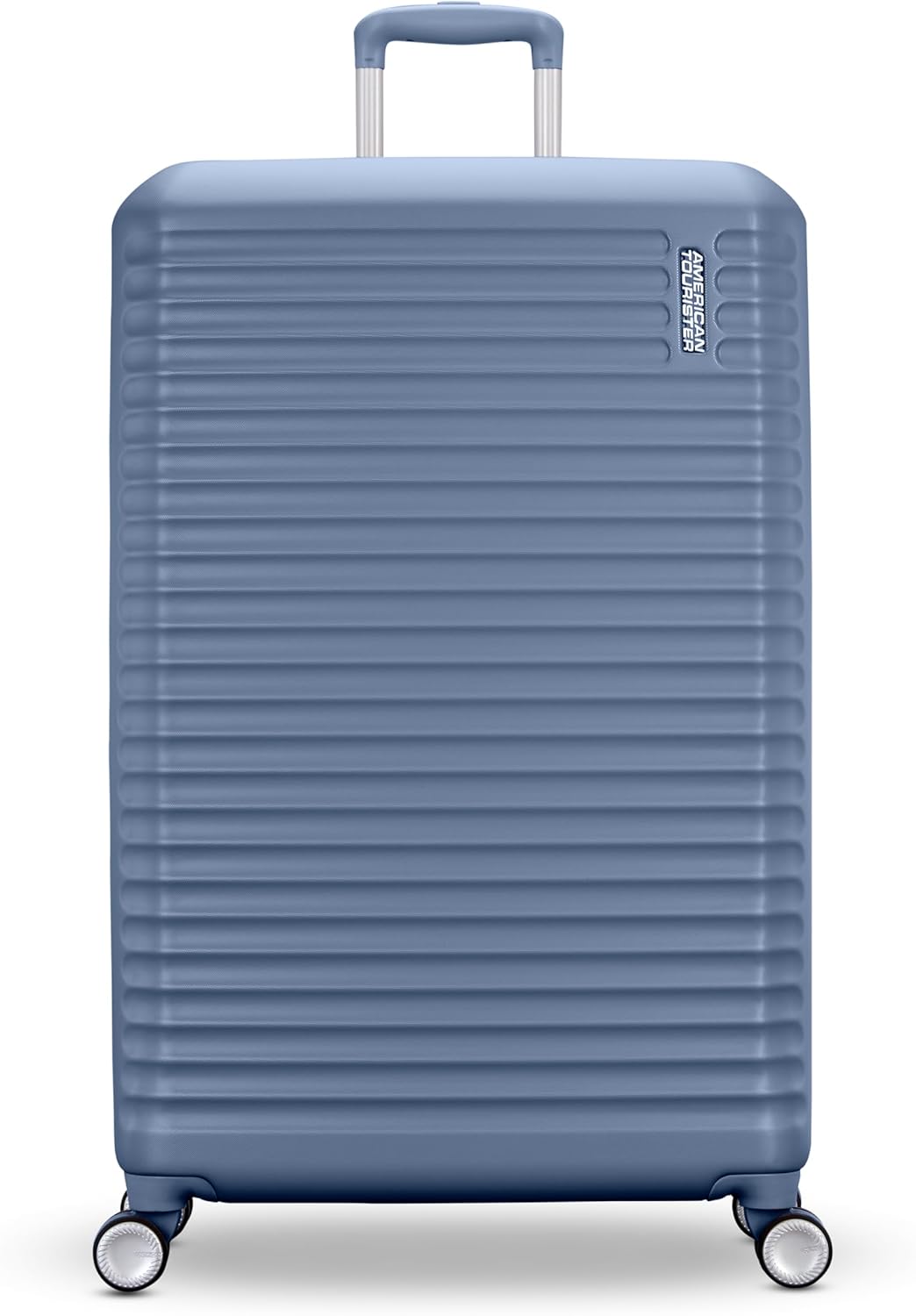 American Tourister Stratum 3.0 Large 28-Inch Spinner, Airline Approved, Durable Hardside Luggage, Expands 1.5", RightHeight™ Adjustable Handle, Elemental Blue