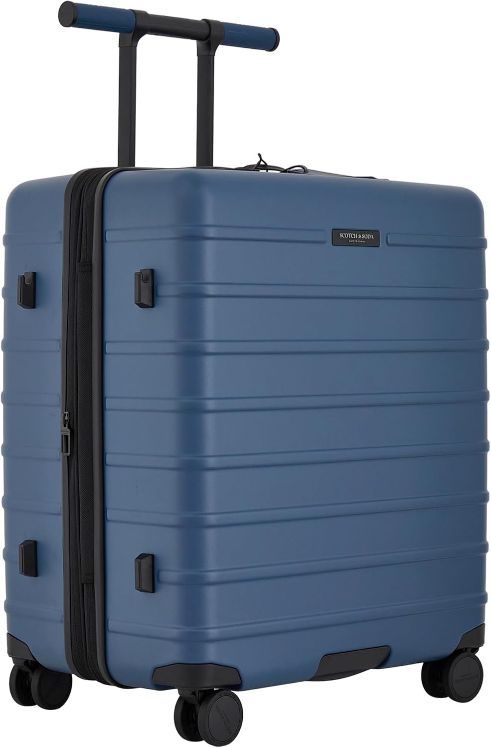 Scotch & Soda Tilburg Luggage, Heritage Blue, 24-Inch Wide Trunk Check-in