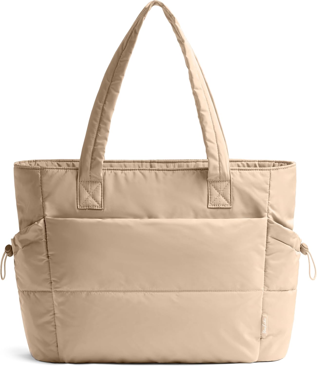 Tote Bag for Women Puffy Work Bags for Women with Zipper Lightweight Quilted Puffer Tote Bag for Travel, Teacher, Nurse