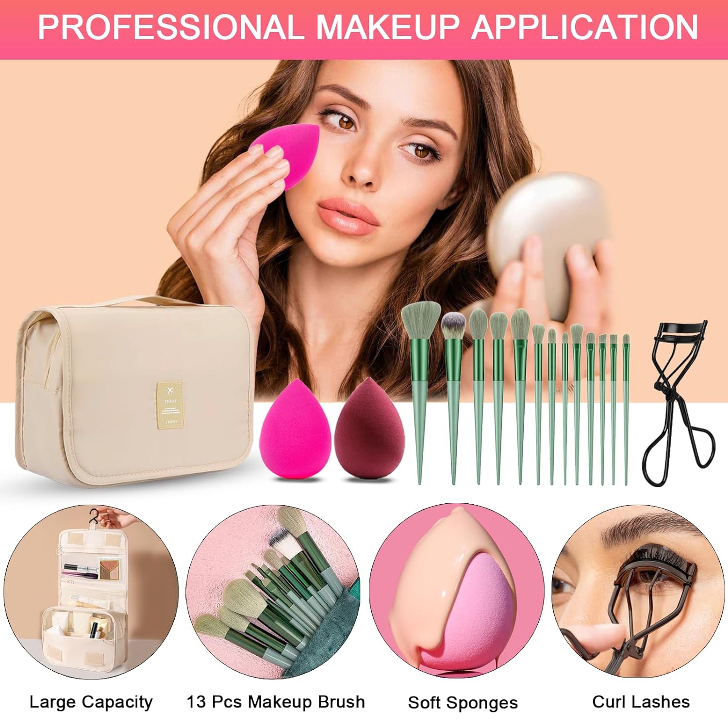 All in One Makeup Kit for Women Full Kit, Professional Travel Makeup Kit for Women & Teens