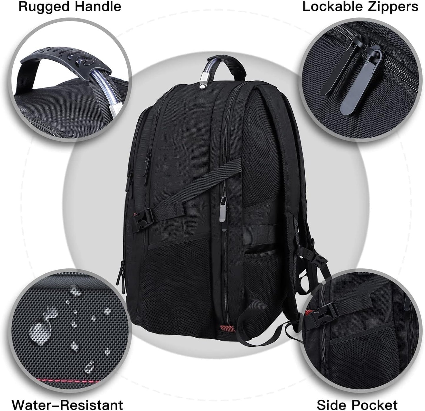 ANTERK Extra Large Travel Laptop Backpack 17.3 In Carry on Backpack for Men