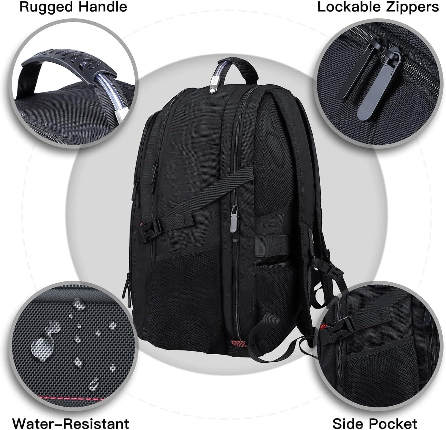 ANTERK Extra Large Travel Laptop Backpack 17.3 In Carry on Backpack for Men