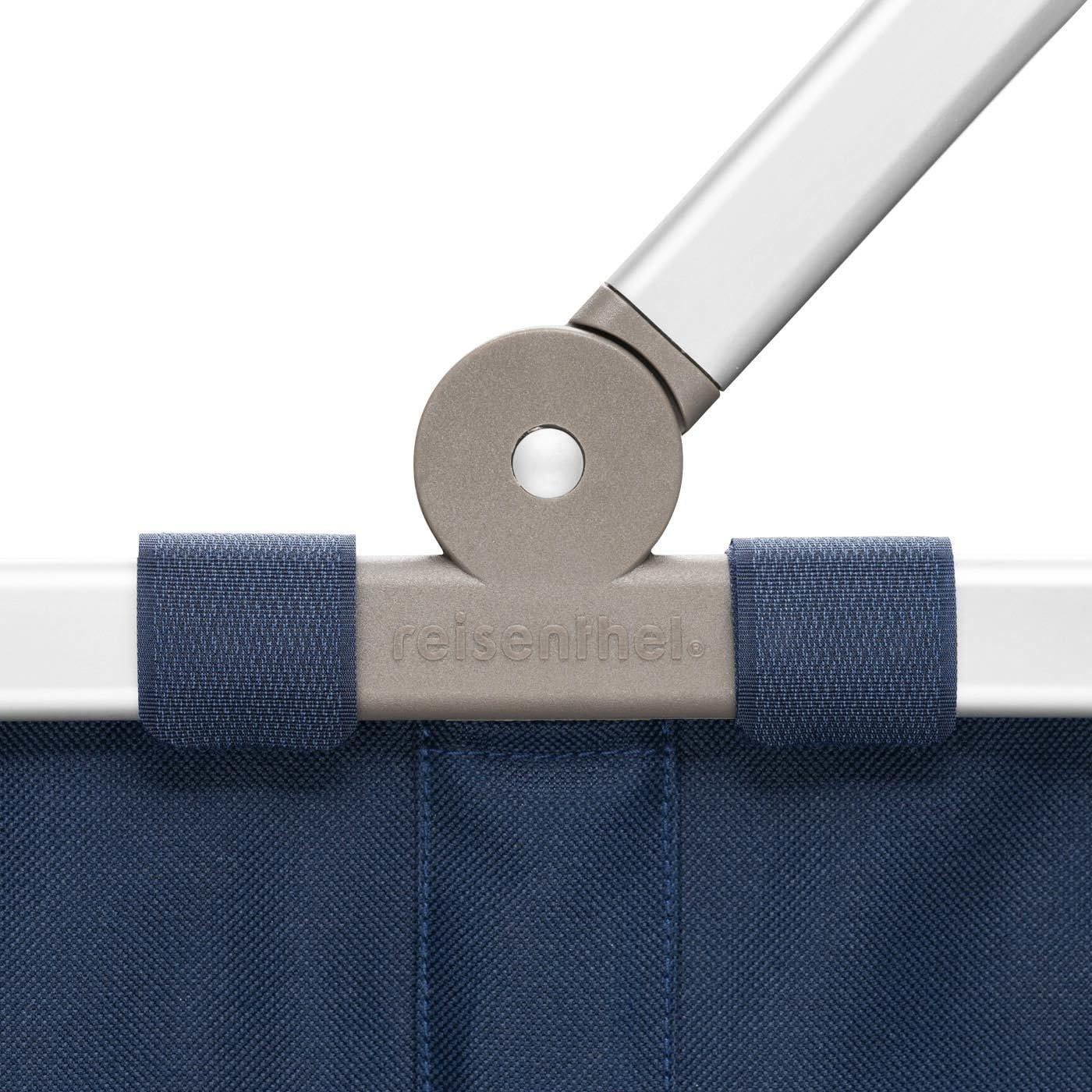 reisenthel carrybag dark blue - Sturdy shopping basket with plenty of storage space and practical inner pocket - Elegant and water-repellent design