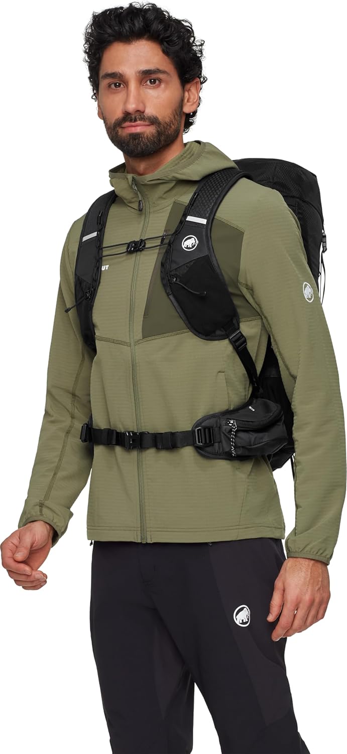 Mammut Ducan 26 – Unisex Outdoor Backpack for Hiking, Running, and Everyday Adventures, Black, 26L