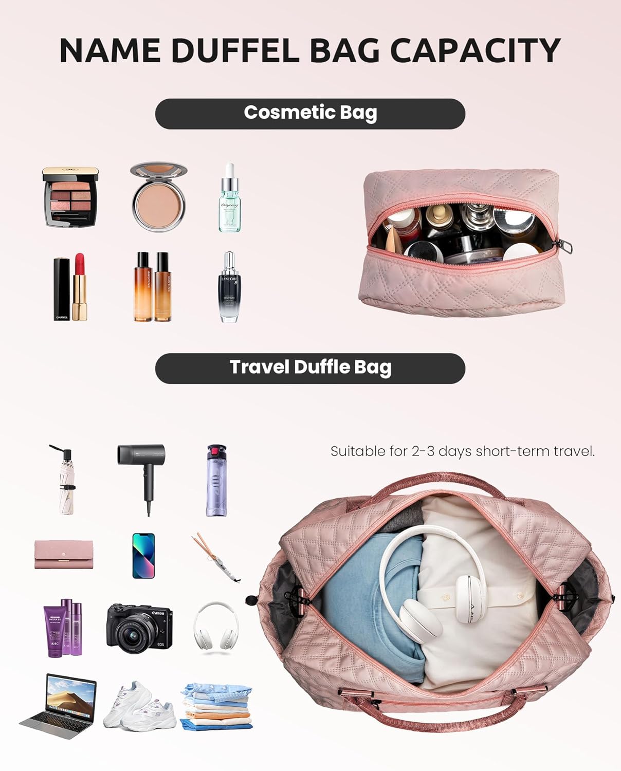 Trip Gifts for Mom From Daughter - 5 6 7 8 9 10 11 12 13 14 15 16 Year Old- Duffle Bag with Shoe