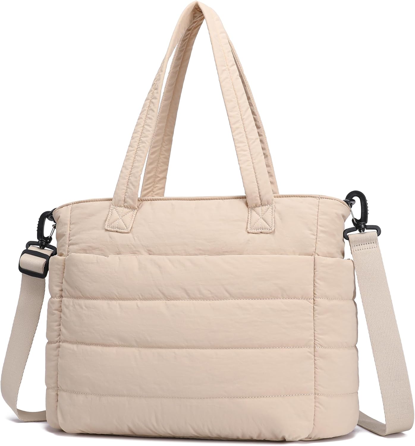AOCINA Puffy Tote Bag for Women Quilted Work Bag Nurse Bags Women's Handbags for Travel