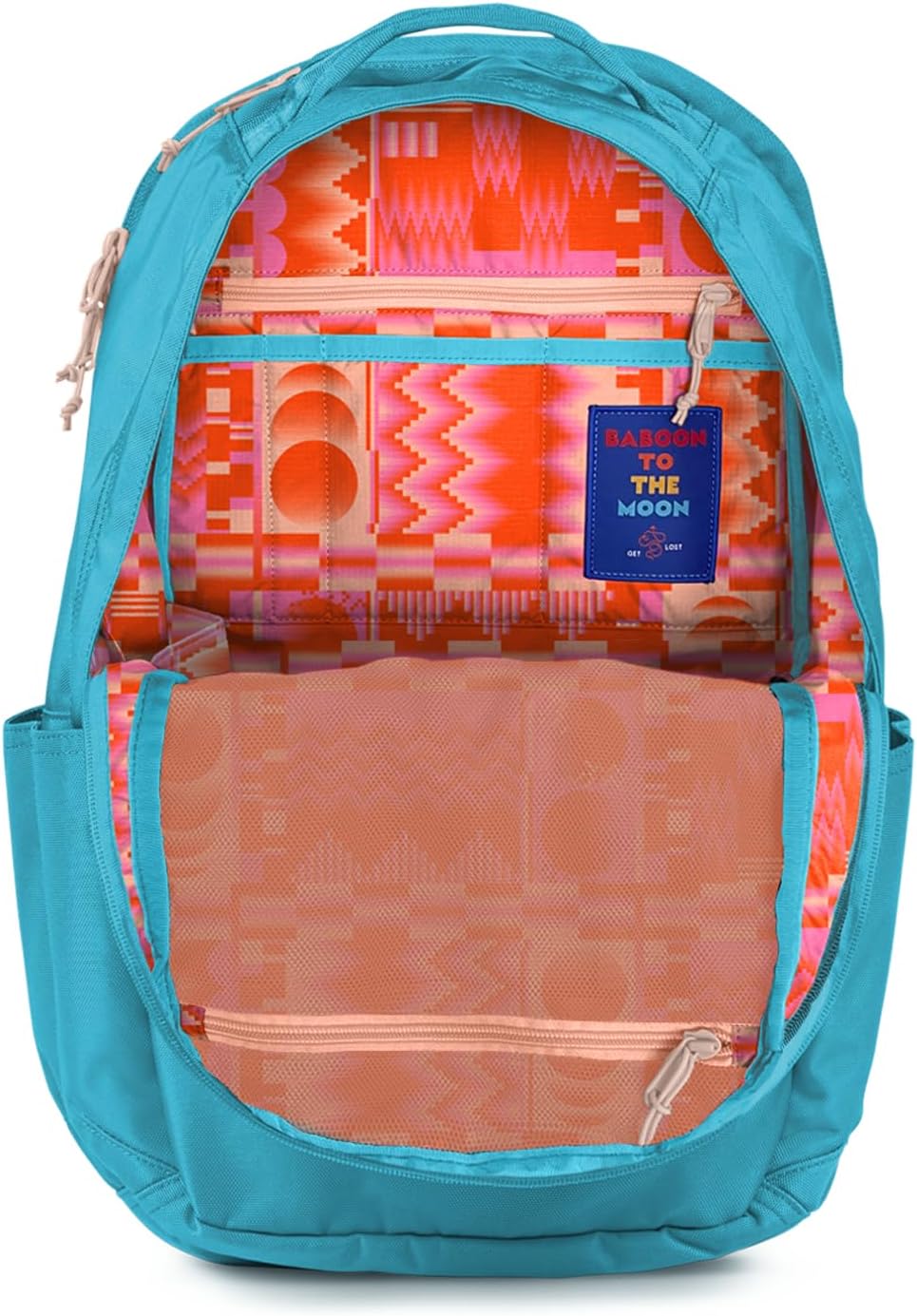 Baboon to the Moon City Backpack - in Multiple Colors, Versatile, Water-Repellent, 16" Laptop-Friendly Backpack (Bluebell)