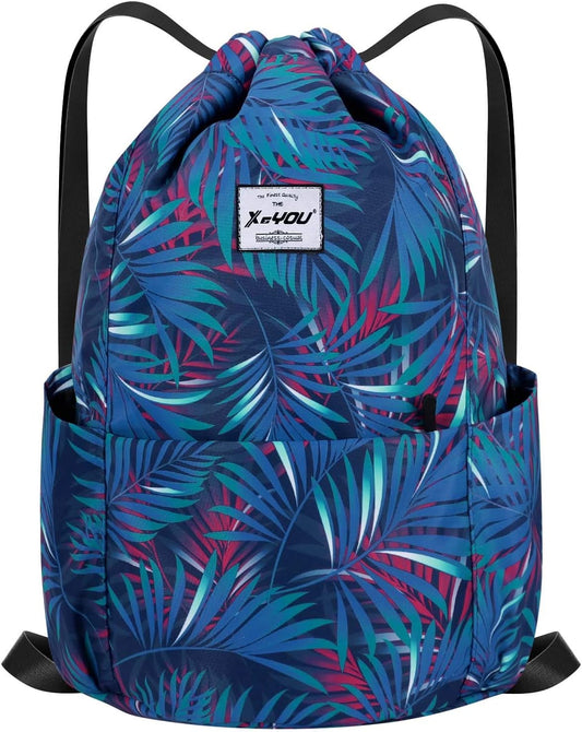 XEYOU Drawstring Sports Backpack Lightweight Gym Yoga Sackpack Shoulder Rucksack Casual Outdoor Daypack for Women and Men