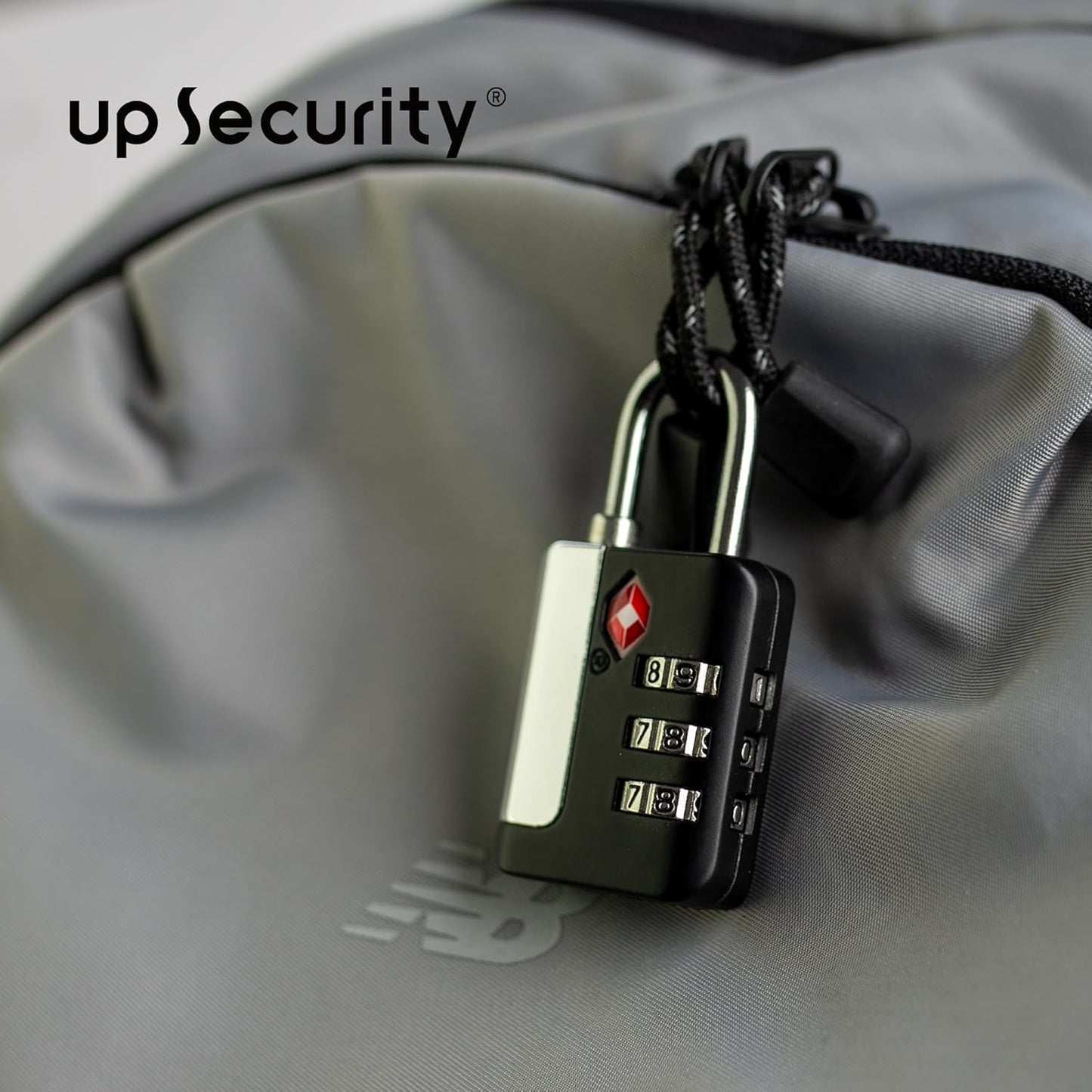 TSA Locks for Luggage, Small Combination Lock for Locker, 3 Digit Padlock Combination, TSA Approved Combo Padlocks for Gym Locker, Travel Suitcase, Gun Case, Storage Box (Black)