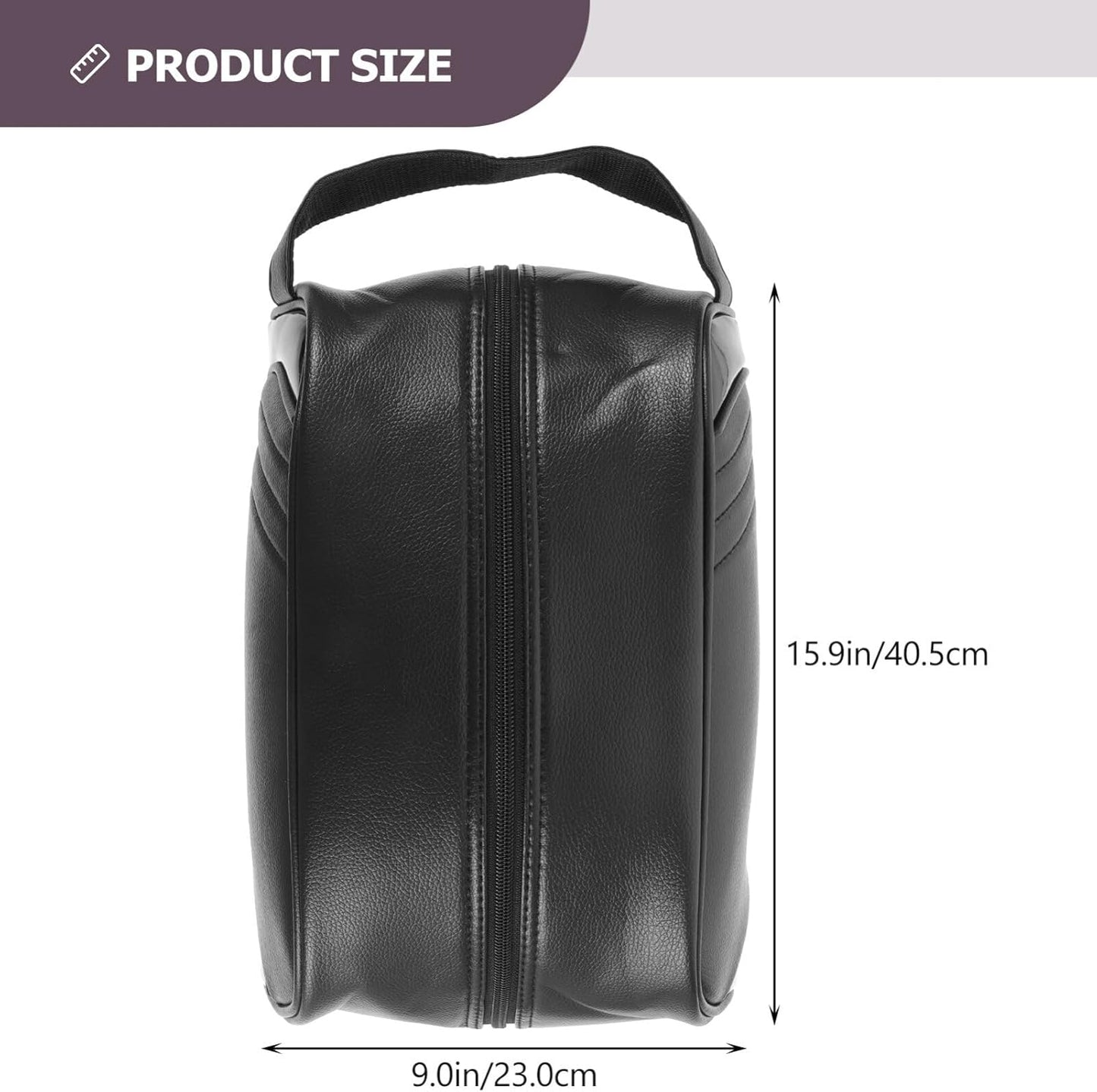 BESPORTBLE Waterproof Shoe Bag Zippered Storage Travel Organizer for Sports Shoes Compact and Foldable for Golf Cycling Football Tennis Basketball