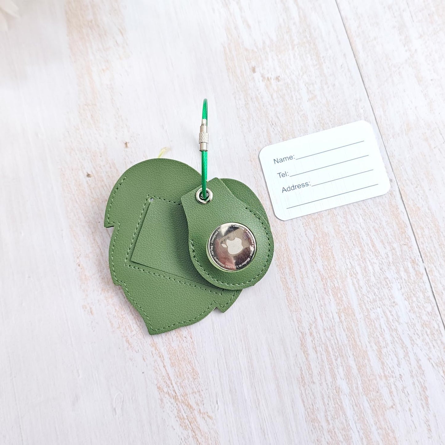 Luggage Tags for Suitcases, Faux Leather Cute & Funny Travel Suitcases Tag with ID Label,Stainless Steel Loop
