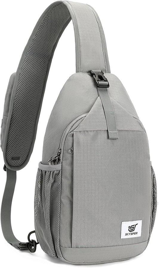 SKYSPER Sling Bag RFID Cross Body Bag Recycled Crossbody Backpack Travel Daypack
