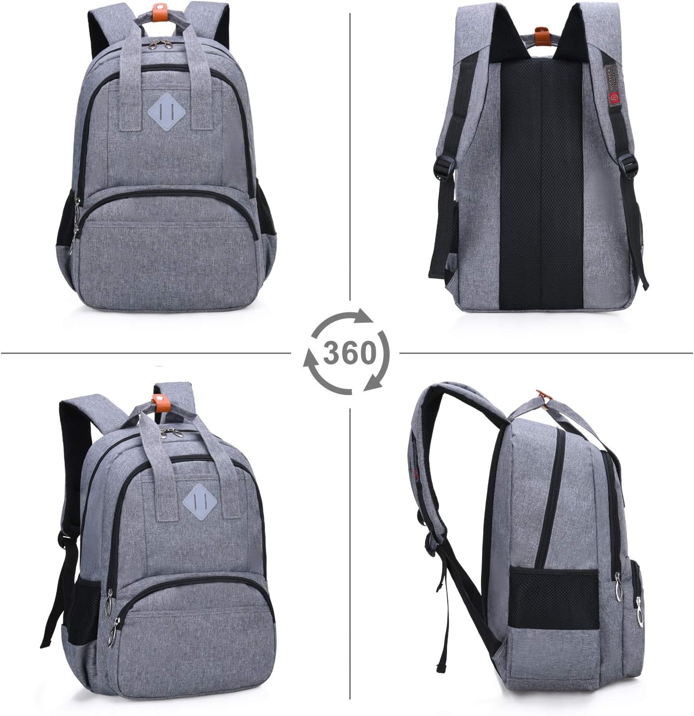 HOPYOCK-Kids Backpacks for Boys and Girls,Multi-Pocket Elementary and Middle School Backpack with Reflective Design,School Bags Fit for 6-18 Years Old